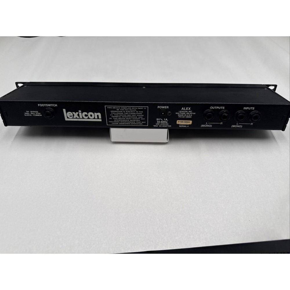 lexicon alex digital effects processor - Picture 5 of 8